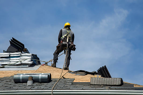 Professional Roofing technician working in Lincoln Park, CO